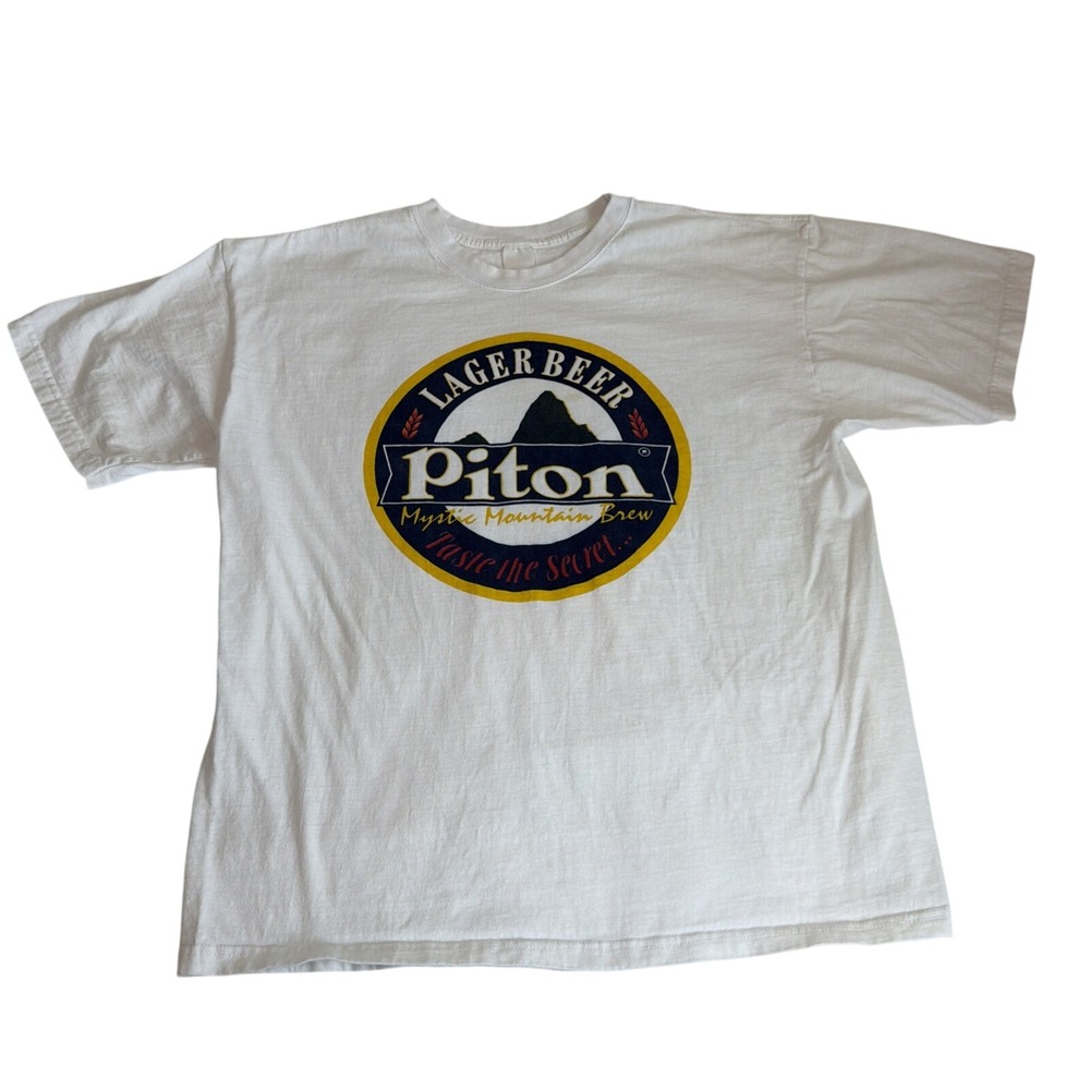 Vintage Piton Lager T-Shirt St. Lucia Men's Size Large